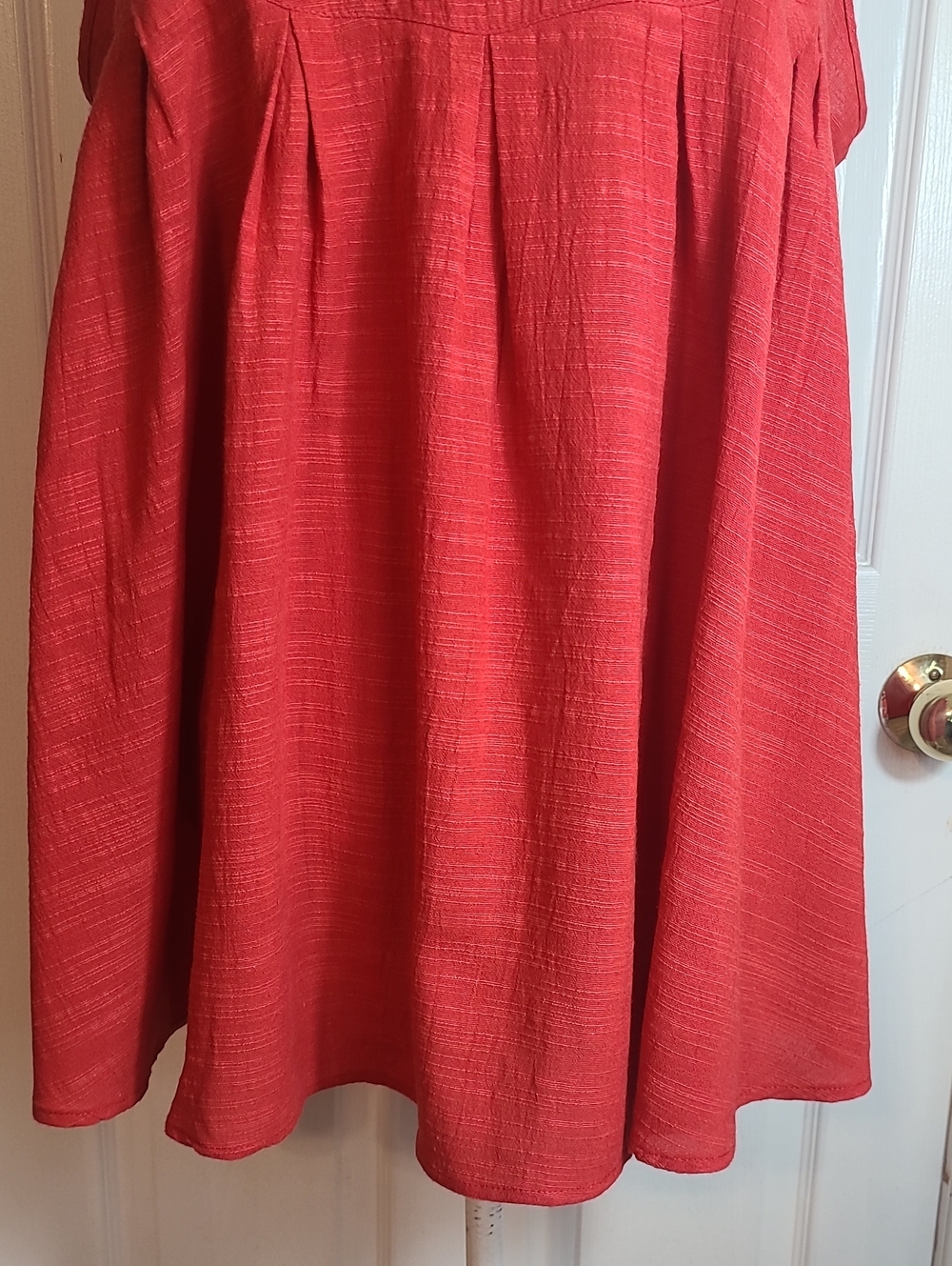 Easel Pleated Babydoll Blouse - Picture 3 of 12